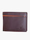 Leather Men's Wallet Classic Brown
