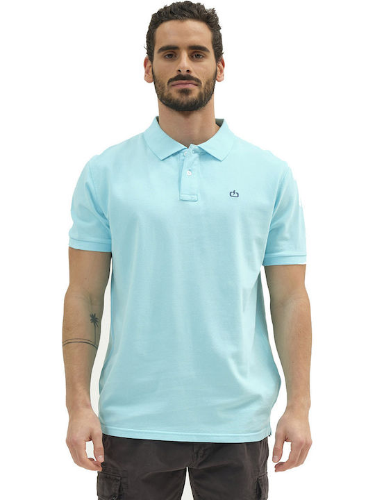 Emerson Polo T-shirt Aqua
