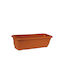 Viomes Planter Box Plastic Terracotta 45x21x18cm.