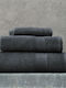 Rythmos Bath Towel Illusion 100x150cm Dark Gray Weight 480gr/m²