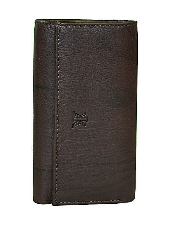 Kappa Key Holder Wallet 1744 Leather Brown