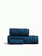 Melinen Bath Towel Set 3pcs Premio Dark Blue Weight 600gr/m²