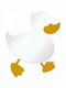 Creavit Kinder Dekorativer Spiegel Tiere Weißer Ducky