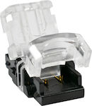 GloboStar Connector Strip To Cable για Ένωση 1 Μονόχρωμης Αδιάβροχης Ταινίας LED Πλάτους 8mm & 1 Καλώδιο Τροφοδοσίας 70716