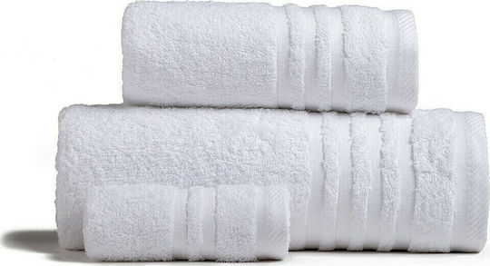 Melinen Πετσέτα Σώματος Premio 80x150εκ. White Βάρους 600gr/m²