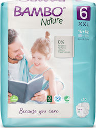 Bambo Nature Tape Diapers No. 6 for 16+ kgkg 20pcs