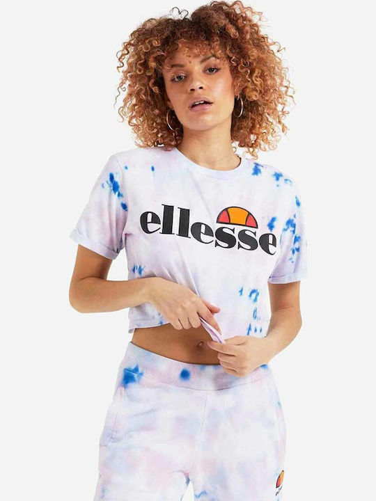 Alberta Γυναικείο Αθλητικό Crop Top Κοντομάνικο Ροζ