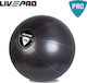 Live Pro Core Fit Ball Pilates 75cm , 1.4kg in Black Color