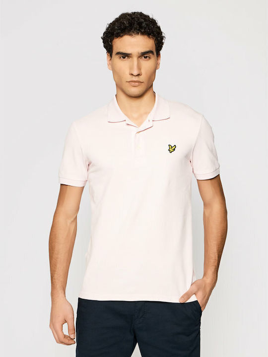 Lyle and Scott Men's Short Sleeve Blouse Polo Pink