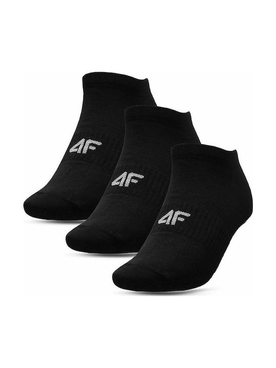 4F Αθλητικές Κάλτσες Μαύρες 2 Ζεύγη