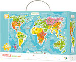 Kids Puzzle Map of the World for 5++ Years 100pcs Dodo