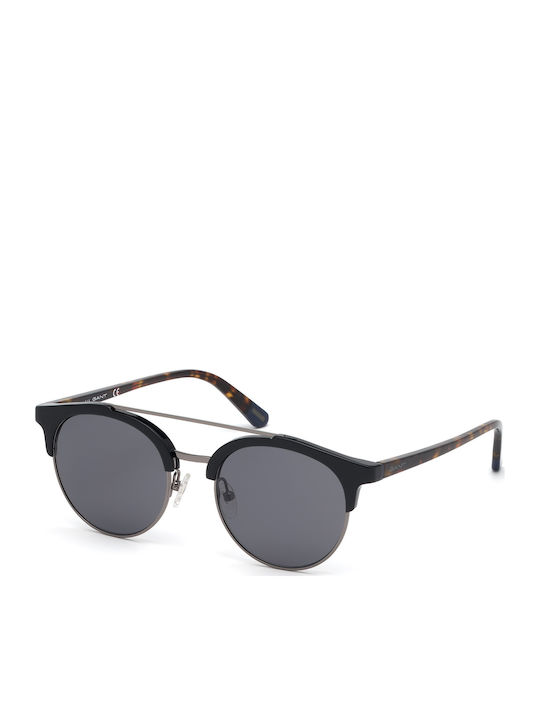 Gant Sunglasses with Black Acetate Frame and Black Lenses GA7112 01A