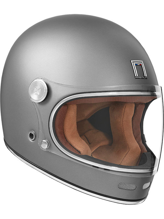 Nox Revenge Titanium Matt Motorradhelm Volles Gesicht NOX000KRA03