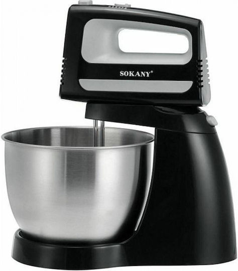 Sokany CX-6622 Μίξερ με Inox Κάδο 3.5lt Μαύρο 400W