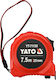 Yato Maßband mit automatischem Rücklauf 25mm x 7.5m