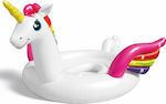 Intex Party Island Saltea umflabilă Ride On pentru piscină Unicorn cu mânere Alb 492cm