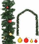 vidaXL Christmas Garland Green 500cm 1pc