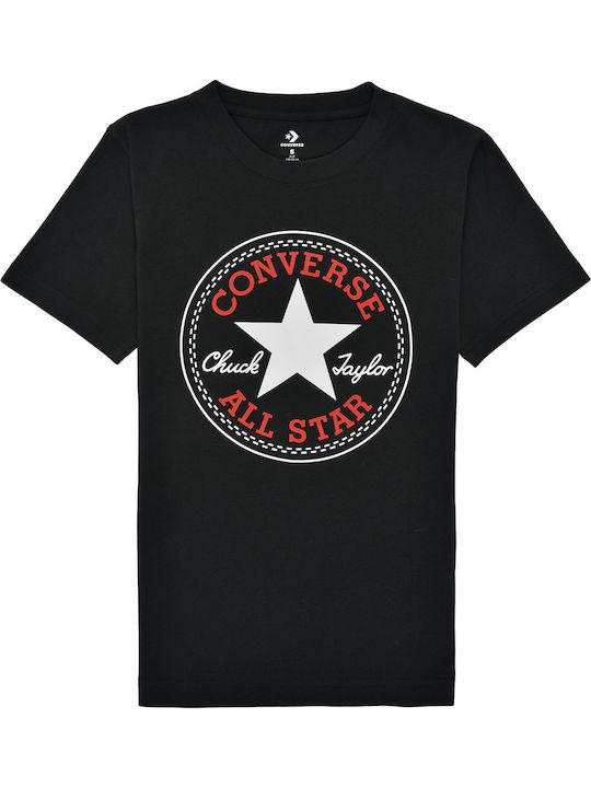 Converse T-shirt Μαύρο