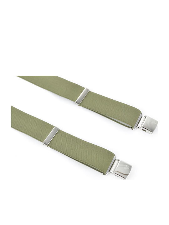 Victoria Suspenders Monochrome Green