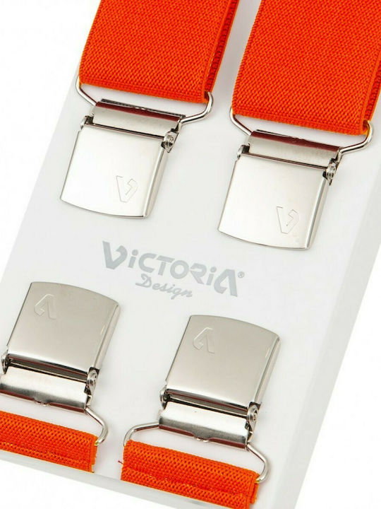 Victoria Suspender Monochrome Orange