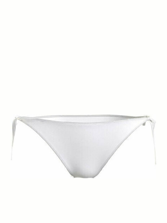 Calvin Klein Bikini inferioare cu dantelă Alb