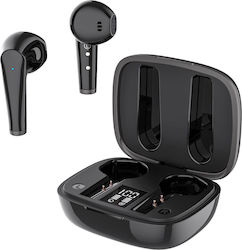 Celly Fuz1 Earbud Bluetooth Handsfree Ακουστικά με Θήκη Φόρτισης Μαύρα