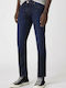 Lucky Star Men's Jeans Pants Elastic with Slim Straight Fit Navy Blue