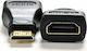 Converter Mini HDMI Male To HDMI Female 1 Piece 2849
