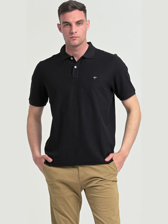 Fynch Hatton Polo T-Shirt Schwarz Fynch Hatton Polo T-Shirt Schwarz