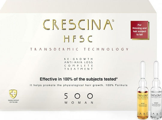 Labo Crescina HFSC 500 Αμπούλες Μαλλιών κατά της Τριχόπτωσης για Γυναίκες 20x3.5ml