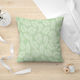 Lino Home Decorative Pillow Case Frig Made of 100% Cotton 701 Mint 45x45cm