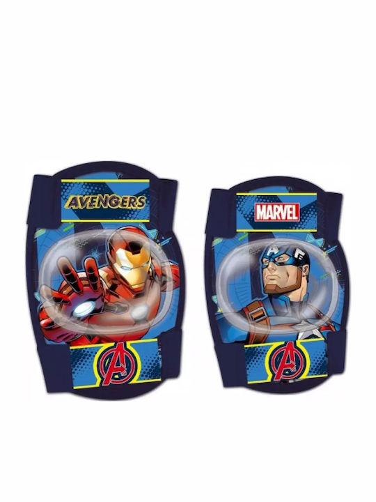 Seven Disney Avengers Παιδικό Σετ Προστατευτικών για Rollers Μπλε
