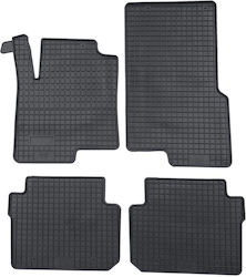 Petex Σετ Μπροστινά και Πίσω 4τμχ για Smart ForFour 2004-2006 Μαύρα Petex Σετ Μπροστινά και Πίσω 4τμχ για Smart ForFour 2004-2006 Μαύρα