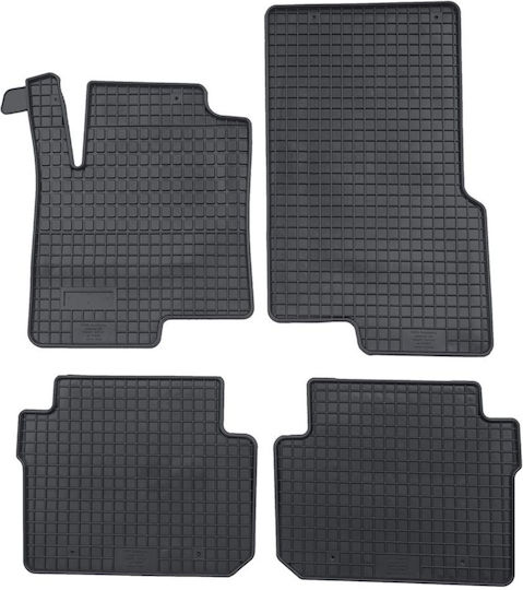 Petex Σετ Μπροστινά και Πίσω Πατάκια 4τμχ για Smart ForFour 2004-2006 Μαύρα