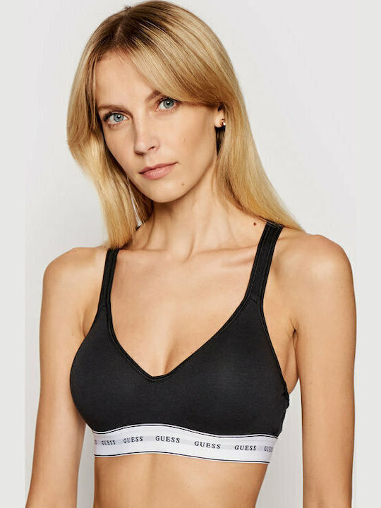Carrie Women's Bra without Padding Black