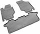 Novline Set Front and Back Car Mats 4 Pieces Raised Sides for Hyundai Trajet 2000-2008 Black