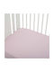 Mother Baby Striped Baby Sheet Crib Cotton Fitted Pink 74x140cm