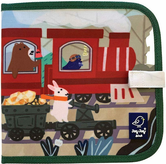 Jaq Jaq Bird Painting Chalkboard Book With Chalks Friends Trains for Children 3+ years Years