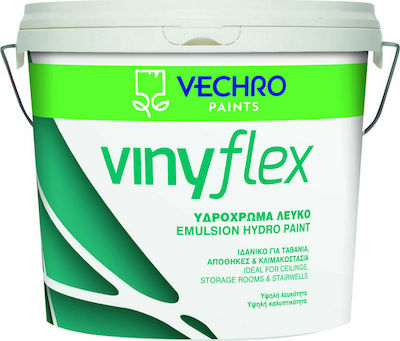 Vechro Vinyflex Πλαστικό Υδρόχρωμα για Εσωτερική Χρήση 9lt