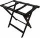 Leone Wooden Foldable Hotel Luggage Rack Black ...