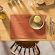 Gofis Home Fabric Placemats Brown 50x35cm 2pcs 2024930130000