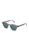 Gast Mente Sunglasses with Gray Plastic Frame and Green Lens ME04