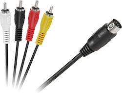 Inne DIN мъжки в RCA мъжки 1бр (DM-2796-1.8)