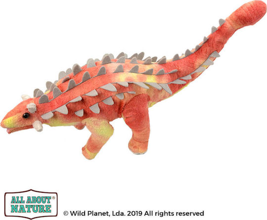 Wild Planet Plush All About Nature Ankylosaurus 25 cm