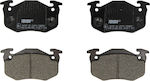 Ferodo Bremsbelag 4Stück für Citroen Saxo / Xsara / ZX Peugeot 106 / 205 / 206 / 306 / 309 Renault Clio