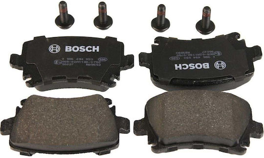 Bosch Brake Pad Rear 1pcs for Seat Toledo Skoda Superb Volkswagen Golf / Passat