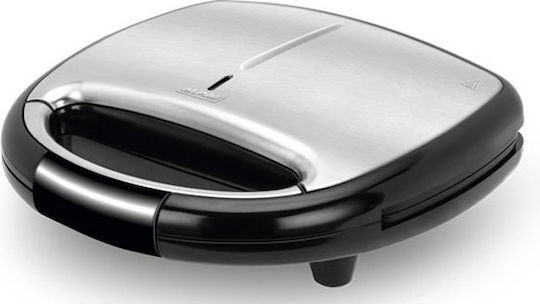 MPM Sandwich Maker pentru for 2 Sandwiches Sandvișuri 750W Inox