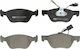 Ferodo Σετ Τακάκια Εμπρός 4τμχ για Alfa Romeo Alfa 145 / Alfa 146 / Alfa 147 / Alfa 155 / Alfa 156 / Spider Fiat Bravo / Marea / Multipla Lancia Delta / Lybra
