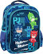 Diakakis PJ Masks Schulranzen Rucksack Grundschule, Grundschule in Blau Farbe