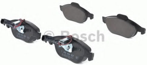 Bosch Σετ Τακάκια Εμπρός 4τμχ για Alfa Romeo Alfa 147 / Alfa 156 - Lancia Lybra